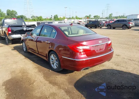 2012 Hyundai Genesis 3.8 из США, поврежденный, VIN KMHGC4DD9CU178413